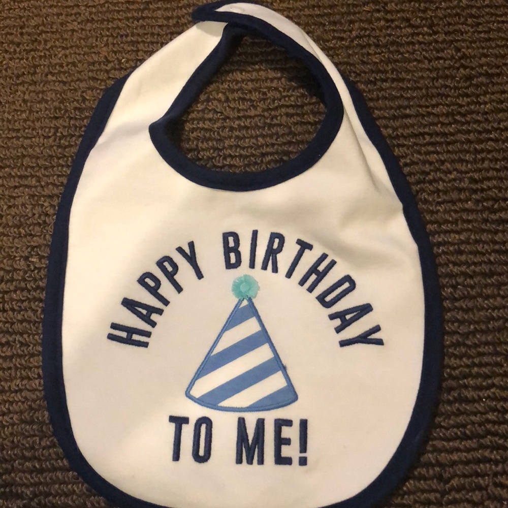 Happy birthday bib